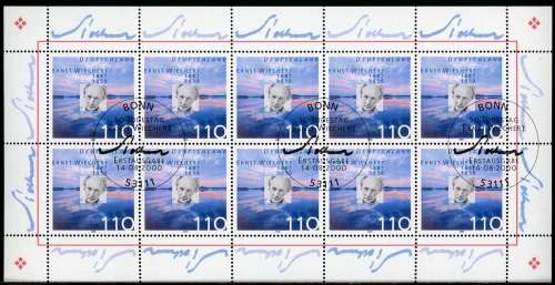 Bund Zehnerbogen 2132 Bonn Ersttagssonderstempel #IT714