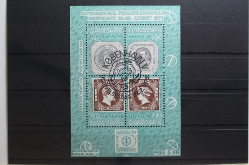 Dänemark Block 1 mit 580-583 gestempelt