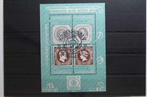 Dänemark Block 1 mit 580-583 gestempelt