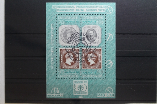 Dänemark Block 1 mit 580-583 gestempelt #UO588