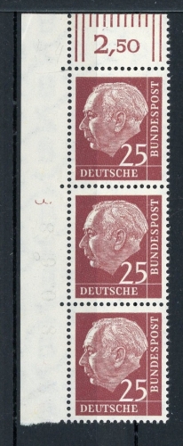 Bund 186 x W w DZ 8 postfrisch #IT842
