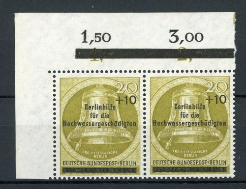 Berlin waag. Paar 155 postfrisch Eckrand oben links #IT860