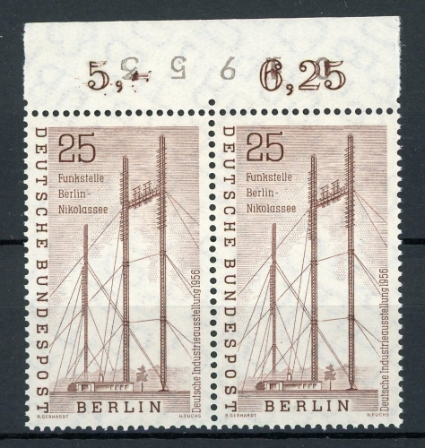 Berlin waag. Paar 157 postfrisch