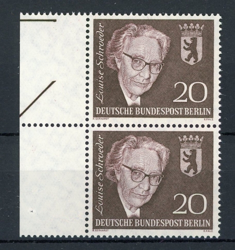 Berlin senkr. Paar 198 postfrisch