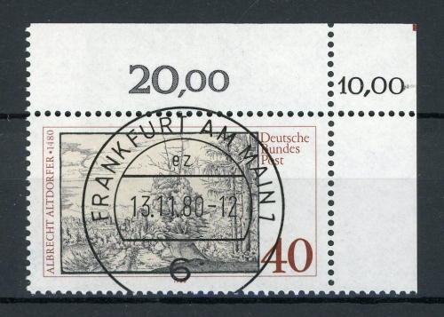 Bund 1067 KBWZ gestempelt Frankfurt #IU616