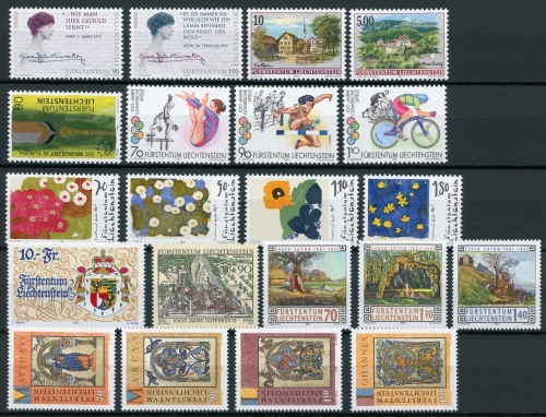 Liechtenstein Jahrgang 1996 1124-1144 postfrisch #HX024