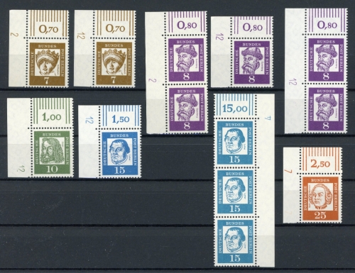 Berlin Lot DZ aus 200-205 postfrisch #IX756