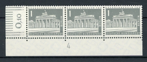 Berlin 3er Streifen 140 DZ 4 postfrisch #IX761