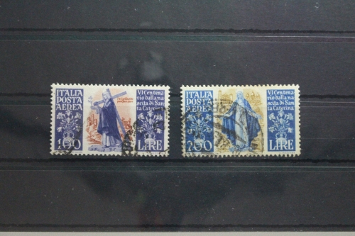 Italien 744-745 gestempelt Flugpost #US495