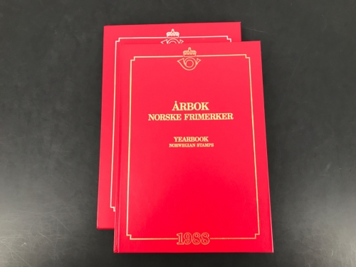 Norwegen Jahrbuch 1988 kpl. postfrisch mit Kassette #HC278