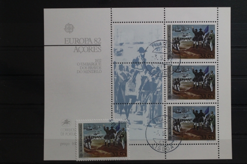 Portugal Azoren 353, Block 3 mit 353 gestempelt #UU377