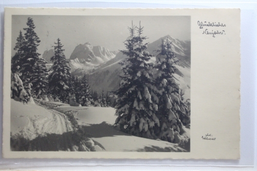 AK Deutschland Grußkarte 1932 gebraucht #PI689