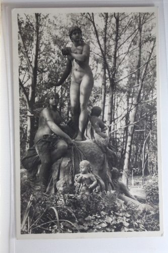 AK Karlsruhe Nymphengruppe 1929 gebraucht #PI691