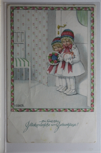 AK Deutschland Grußkarte 1932 gebraucht #PI716