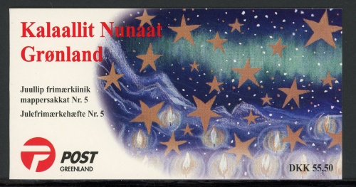 Grönland Markenheftchen mit 359-360 postfrisch Weihnachten #JJ508