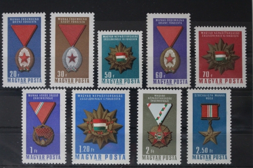 Ungarn 2222-2230 postfrisch