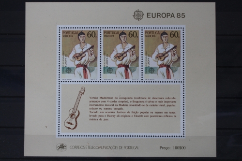 Portugal Madeira Block 6 mit 97 postfrisch #UV006