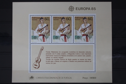 Portugal Madeira Block 6 mit 97 postfrisch #UV004