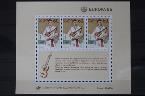 Portugal Madeira Block 6 mit 97 postfrisch #UV001