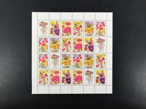 Russland ZD-Bogen 480-484 postfrisch Blumen, Blüten #KE520