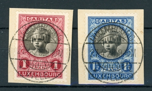 Luxemburg 195 196 gestempelt #IU680