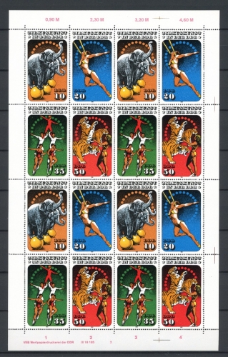 DDR ZD-Bogen 2983-2986 postfrisch