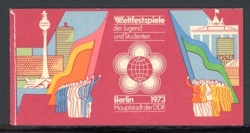 DDR Markenheftchen MH 7.2.1 postfrisch Weltfestspiele #JJ815