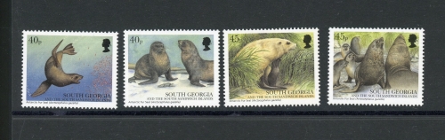 Süd-Georgien 353-356 postfrisch Robben #JJ936