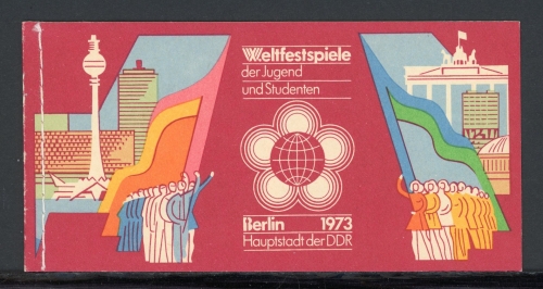 DDR Markenheftchen MH 7.1.1 postfrisch Weltfestspiele #JJ816