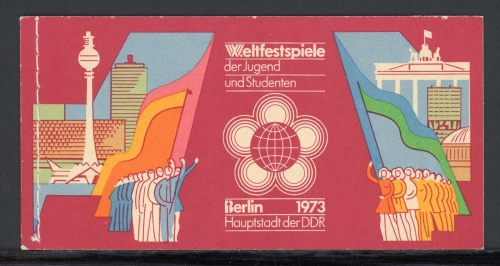 DDR Markenheftchen MH 7.1.4 postfrisch Weltfestspiele #JJ819