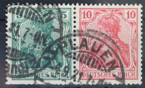 Deutsches Reich Zd W7 gestempelt