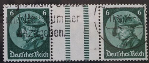 Deutsches Reich Zd WZ9 gestempelt #VA008