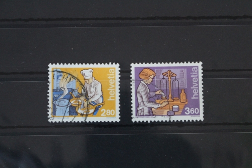 Schweiz 1463-1464 gestempelt