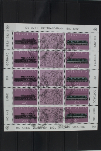Schweiz 1214-1215 gestempelt
