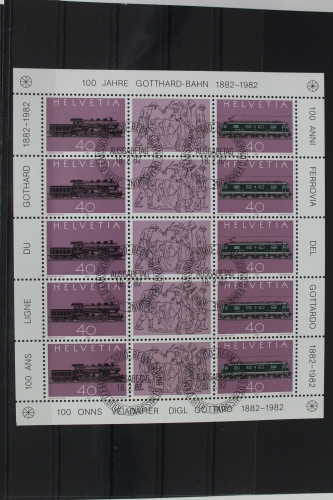 Schweiz 1214-1215 gestempelt