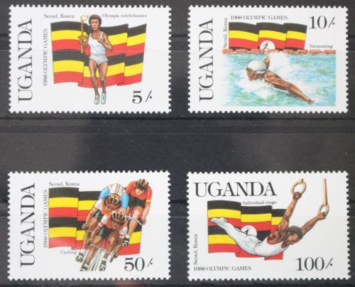 Uganda 534-537 postfrisch