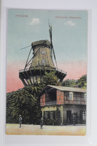 AK Potsdam Historische Windmühle (Sanssouci) gebraucht #PI886