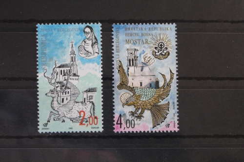 Kroatische Post (Mostar) 24-25 postfrisch #VE049