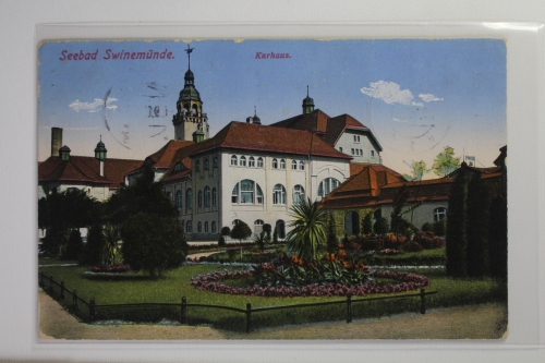 AK Seebad Swinemünde Kurhaus 1913 gebraucht #PI946