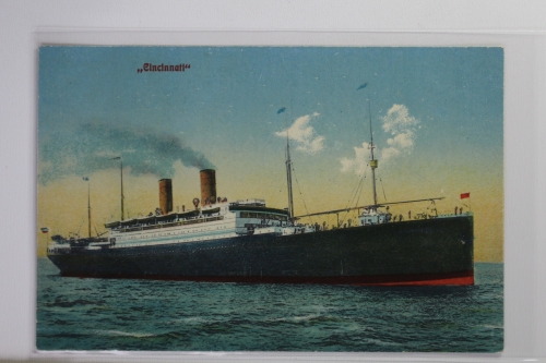 AK Deutschland Cincinnati - Passagierschiff ungebraucht #PI949