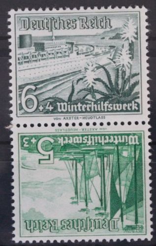 Deutsches Reich Zd SK32 postfrisch Zusammendruck ungefaltet #VG206