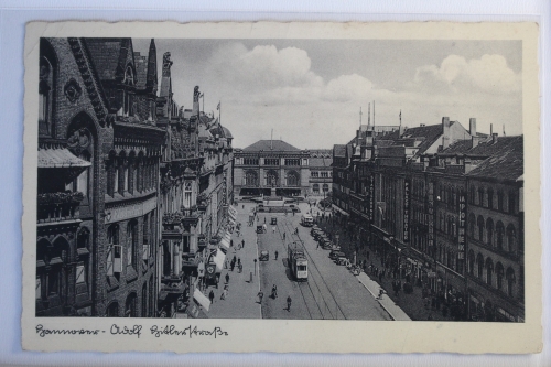 AK Hannover Adolf Hitlerstraße 1937 gebraucht #PJ047
