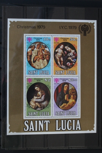 St. Lucia Block 19 mit 472-475 postfrisch