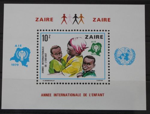 Zaire Block 29 mit 619 postfrisch