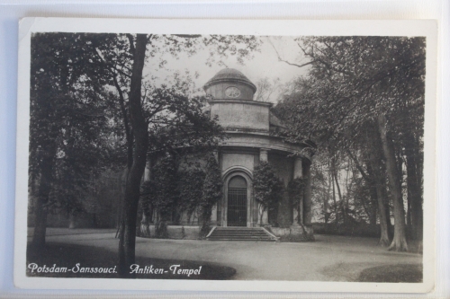 AK Potsdam Sanssouci - Antik-Tempel 1938 gebraucht #PJ063