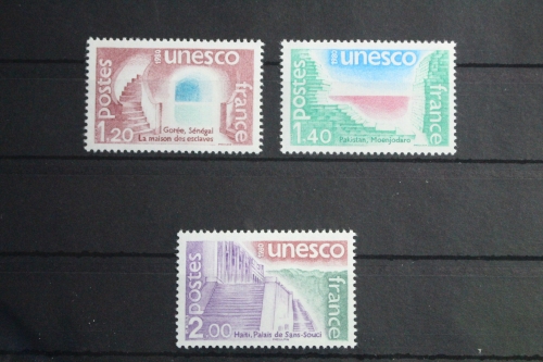 Frankreich Dienstmarken Unesco 21-23 postfrisch