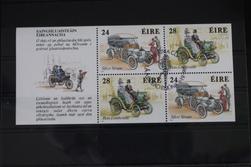 Irland H-Blatt 14 mit 671-674 gestempelt