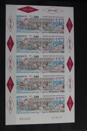 Monaco 2333B-2334B postfrisch als Kleinbogen #VJ182