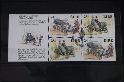 Irland H-Blatt 14 mit 671-674 gestempelt