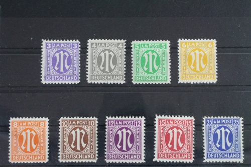 Alliierte Besetzung 1-9 postfrisch Bi- Zone #VI093